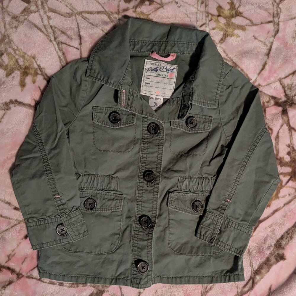Carter's toddler khaki spring jacket